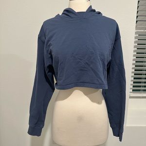 Lululemon blue cropped hoodie